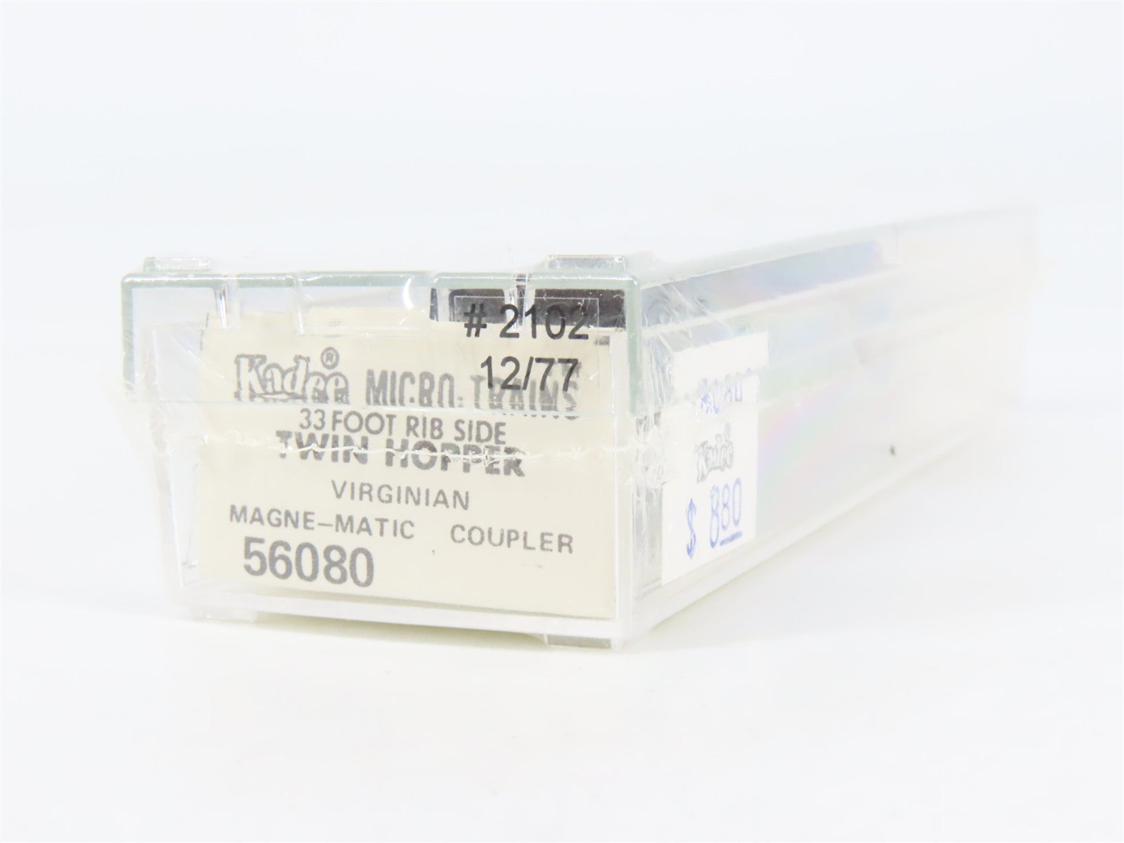N Scale Kadee Micro-Trains MTL 56080 VGN Virginian 2-Bay Open Hopper #2102