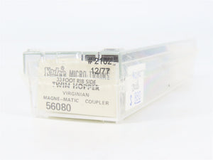 N Scale Kadee Micro-Trains MTL 56080 VGN Virginian 2-Bay Open Hopper #2102