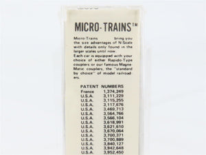 N Scale Micro-Trains 56070 SP Southern Pacific 33' 2-Bay Hopper 13088 RTR