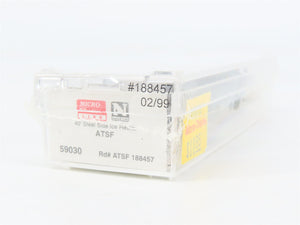 N Scale Micro-Trains 59030 ATSF Santa Fe 40' Reefer 188457 RTR