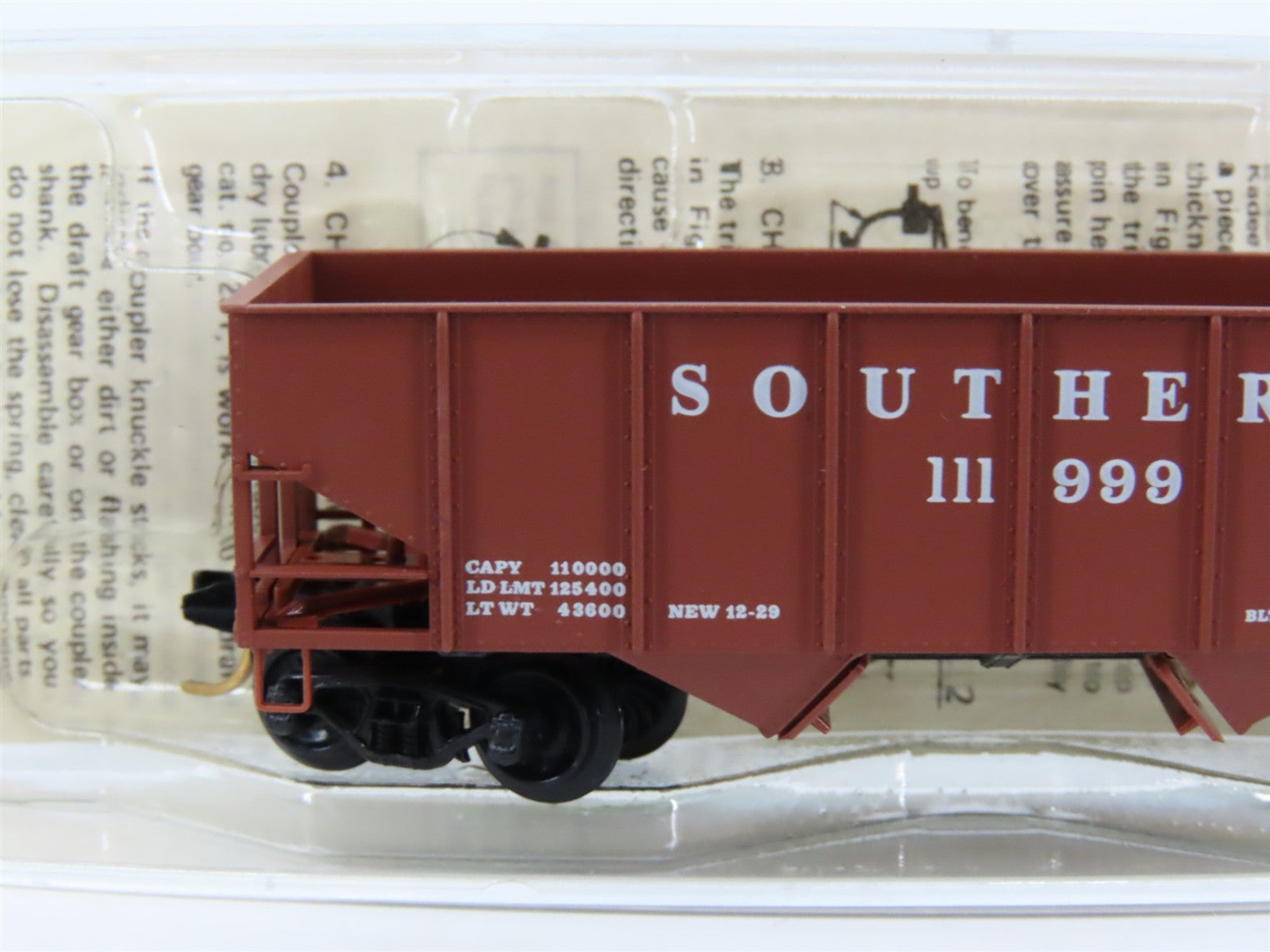 N Scale Micro-Trains 56150 SOU Southern 33' 2-Bay Hopper 111999 RTR