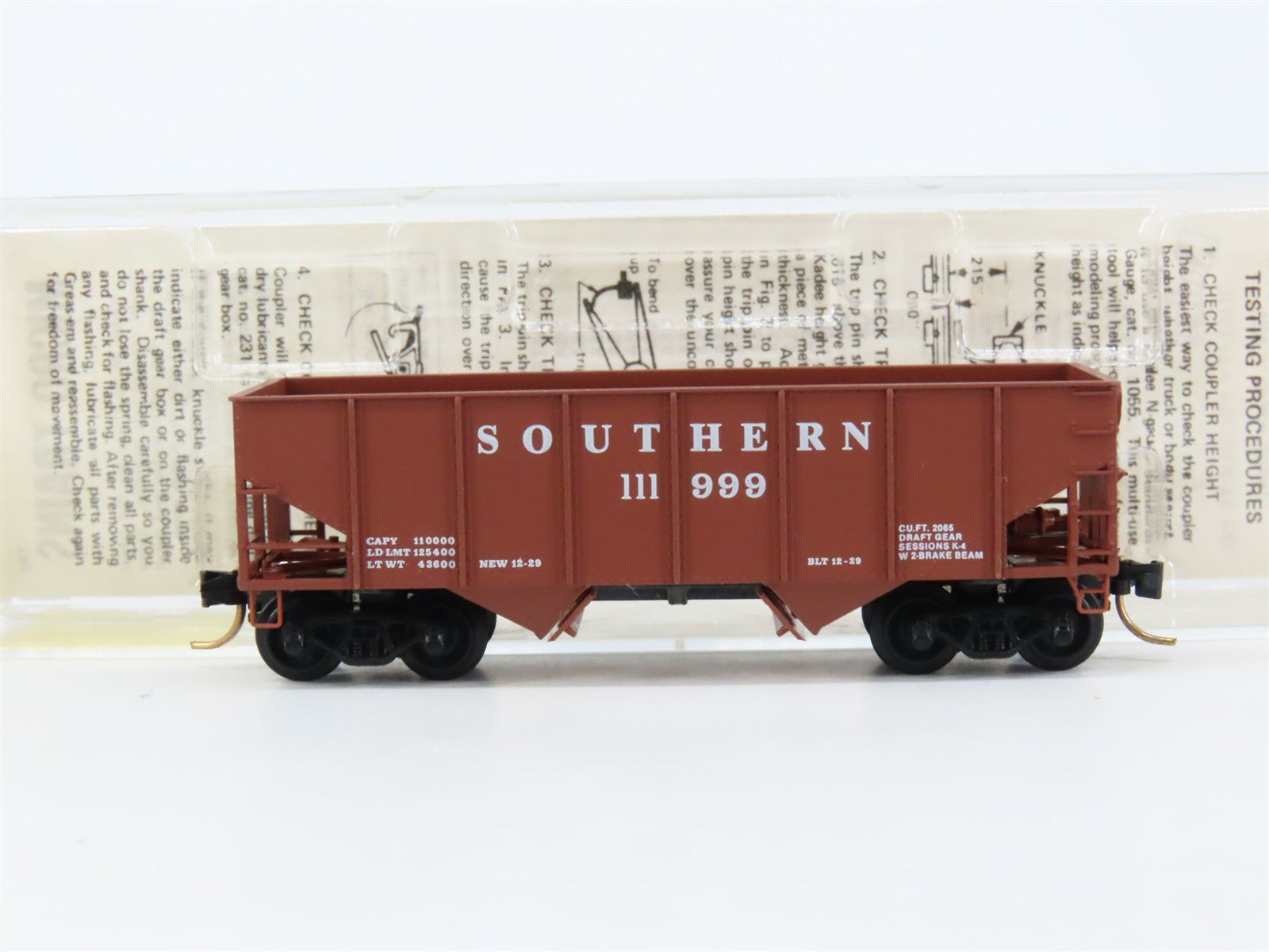 N Scale Micro-Trains 56150 SOU Southern 33' 2-Bay Hopper 111999 RTR