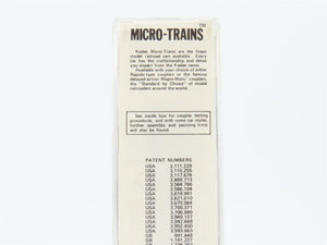 N Scale Micro-Trains 56150 SOU Southern 33' 2-Bay Hopper 111999 RTR