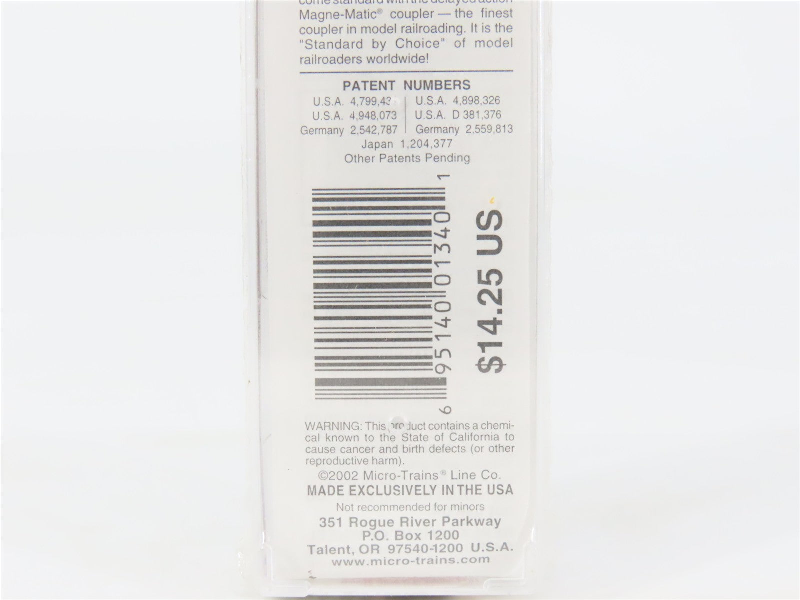 N Scale Micro-Trains 56090 WM Western Maryland 33' 2-Bay Hopper 10803 RTR