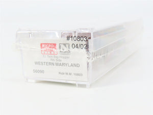 N Scale Micro-Trains 56090 WM Western Maryland 33' 2-Bay Hopper 10803 RTR