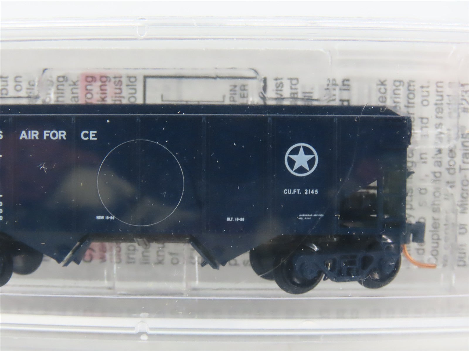 N Scale Micro-Trains 56120 DAFX United States Air Force 33' 2-Bay Hopper RTR
