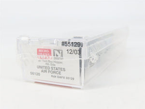N Scale Micro-Trains 56120 DAFX United States Air Force 33' 2-Bay Hopper RTR