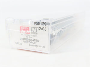 N Scale Micro-Trains 56120 DAFX United States Air Force 33' 2-Bay Hopper RTR