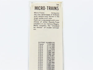 N Scale Micro-Trains 56120 DAFX United States Air Force 33' 2-Bay Hopper RTR