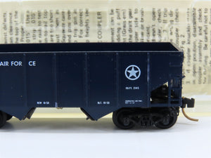 N Scale Micro-Trains 56120 DAFX United States Air Force 33' 2-Bay Hopper RTR
