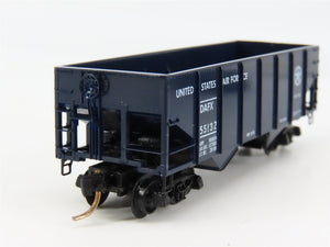 N Scale Micro-Trains 56120 DAFX United States Air Force 33' 2-Bay Hopper RTR