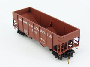 N Scale Kadee Micro-Trains MTL 56100 T&G Tonopah & Goldfield 2-Bay Hopper #325