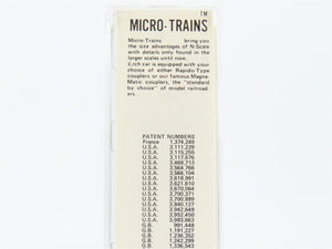 N Scale Kadee Micro-Trains MTL 56100 T&G Tonopah & Goldfield 2-Bay Hopper #325