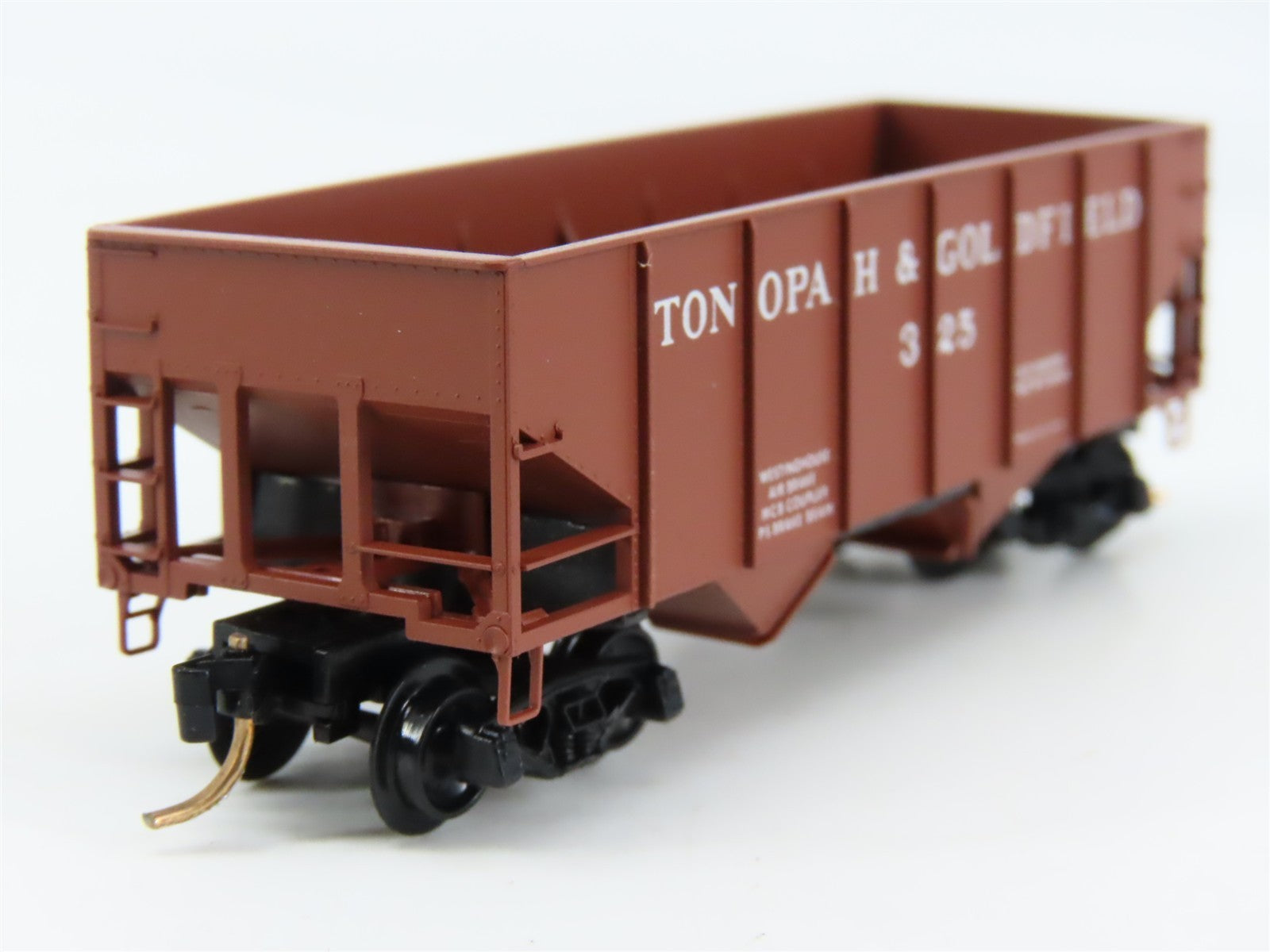 N Scale Micro-Trains 56100 T&G Tonopah & Goldfield 33' 2-Bay Hopper 325 RTR