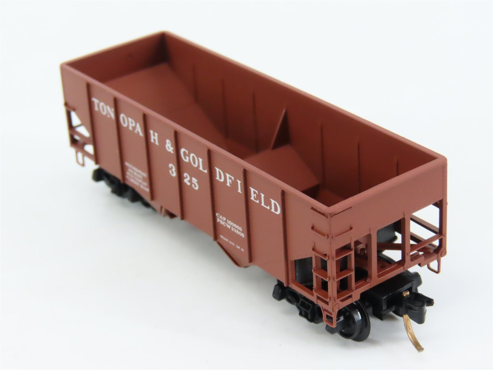 N Scale Micro-Trains 56100 T&G Tonopah & Goldfield 33' 2-Bay Hopper 325 RTR