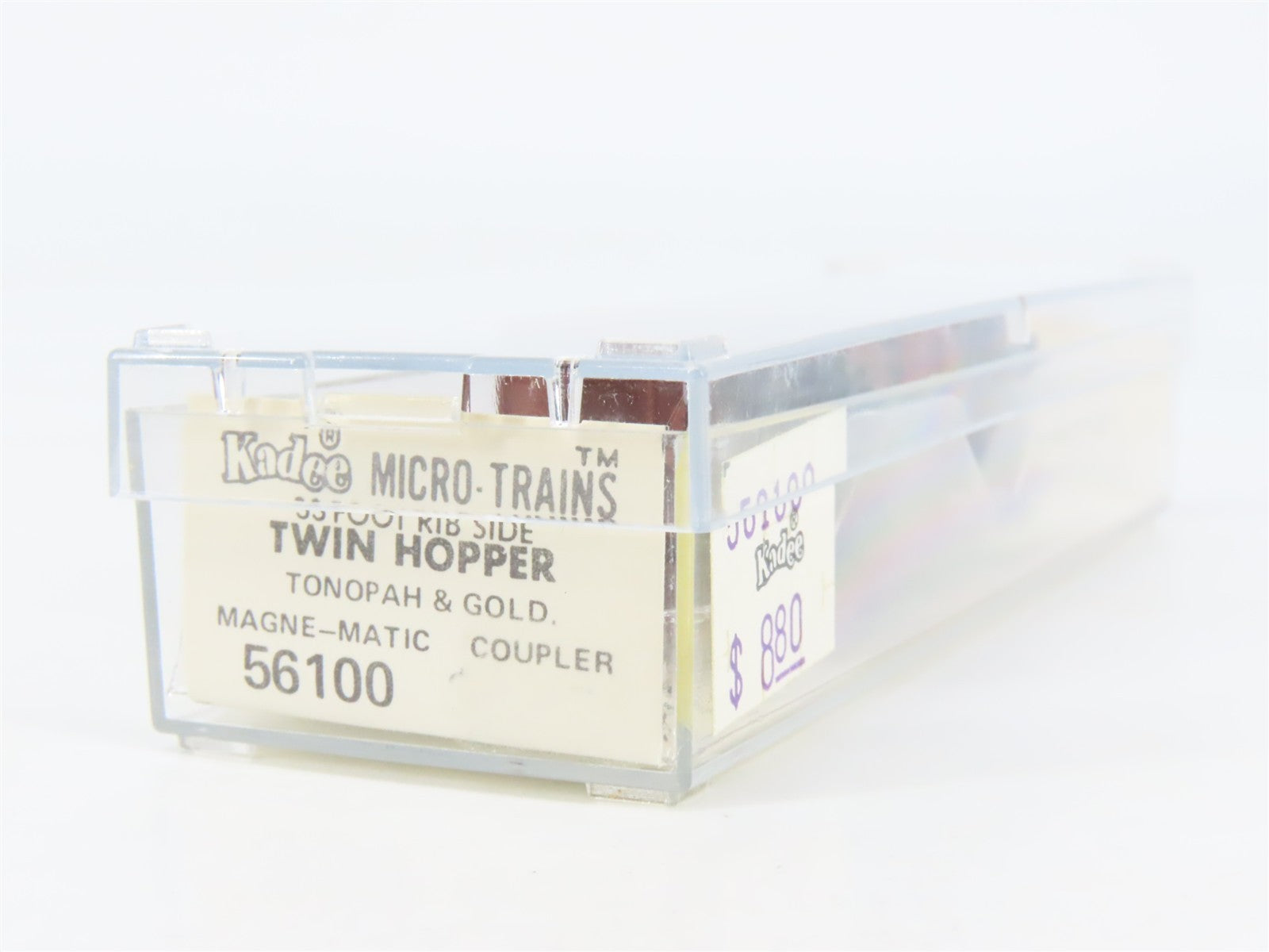 N Scale Micro-Trains 56100 T&G Tonopah & Goldfield 33' 2-Bay Hopper 325 RTR