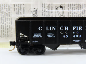 N Scale Micro-Trains 56190 CC&O Clinchfield 33' 2-Bay Hopper 45469 RTR