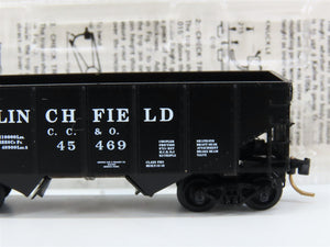 N Scale Micro-Trains 56190 CC&O Clinchfield 33' 2-Bay Hopper 45469 RTR