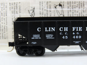 N Scale Micro-Trains 56190 CCO Clinchfield 33' 2-Bay Hopper 45469 RTR