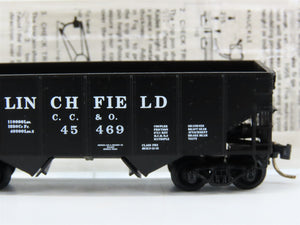 N Scale Micro-Trains 56190 CCO Clinchfield 33' 2-Bay Hopper 45469 RTR