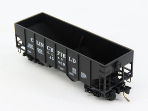 N Scale Micro-Trains 56190 CCO Clinchfield 33' 2-Bay Hopper 45469 RTR