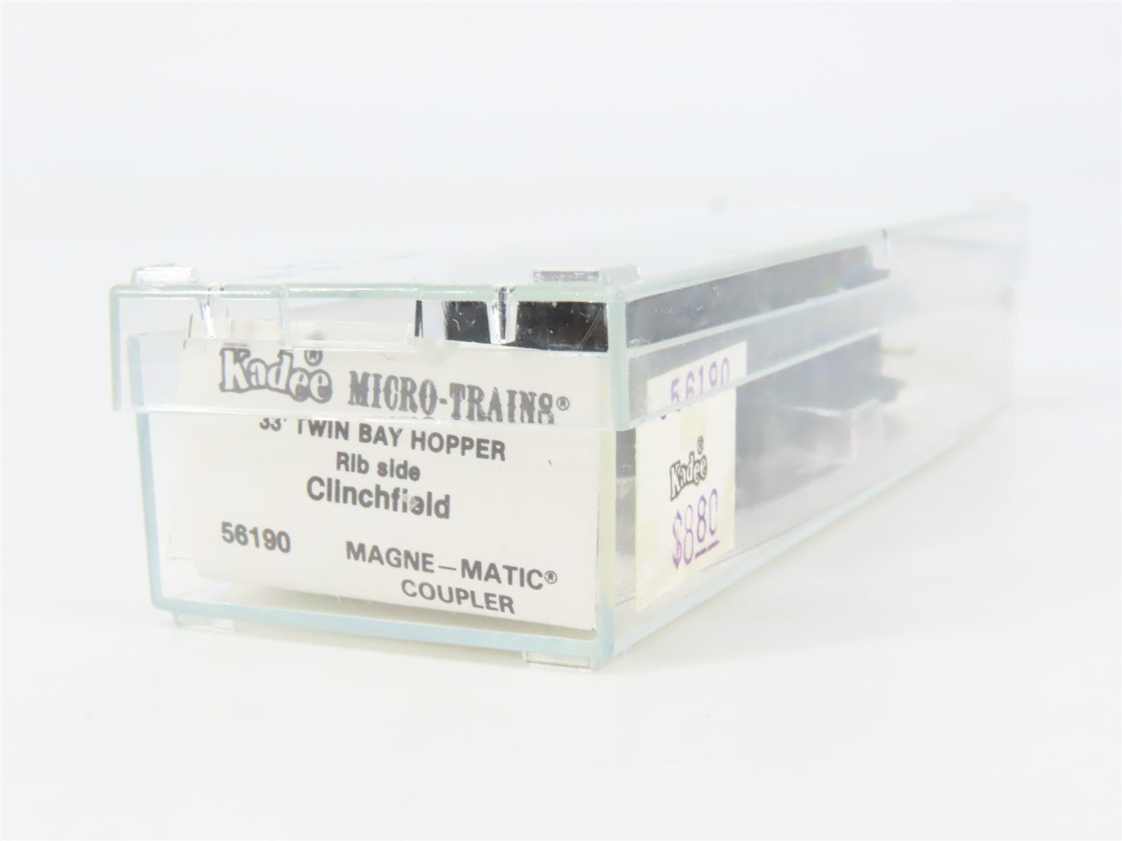 N Scale Micro-Trains 56190 CCO Clinchfield 33' 2-Bay Hopper 45469 RTR