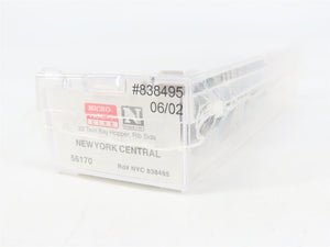 N Scale Micro-Trains 56170 NYC New York Central 33' 2-Bay Hopper 838495 RTR
