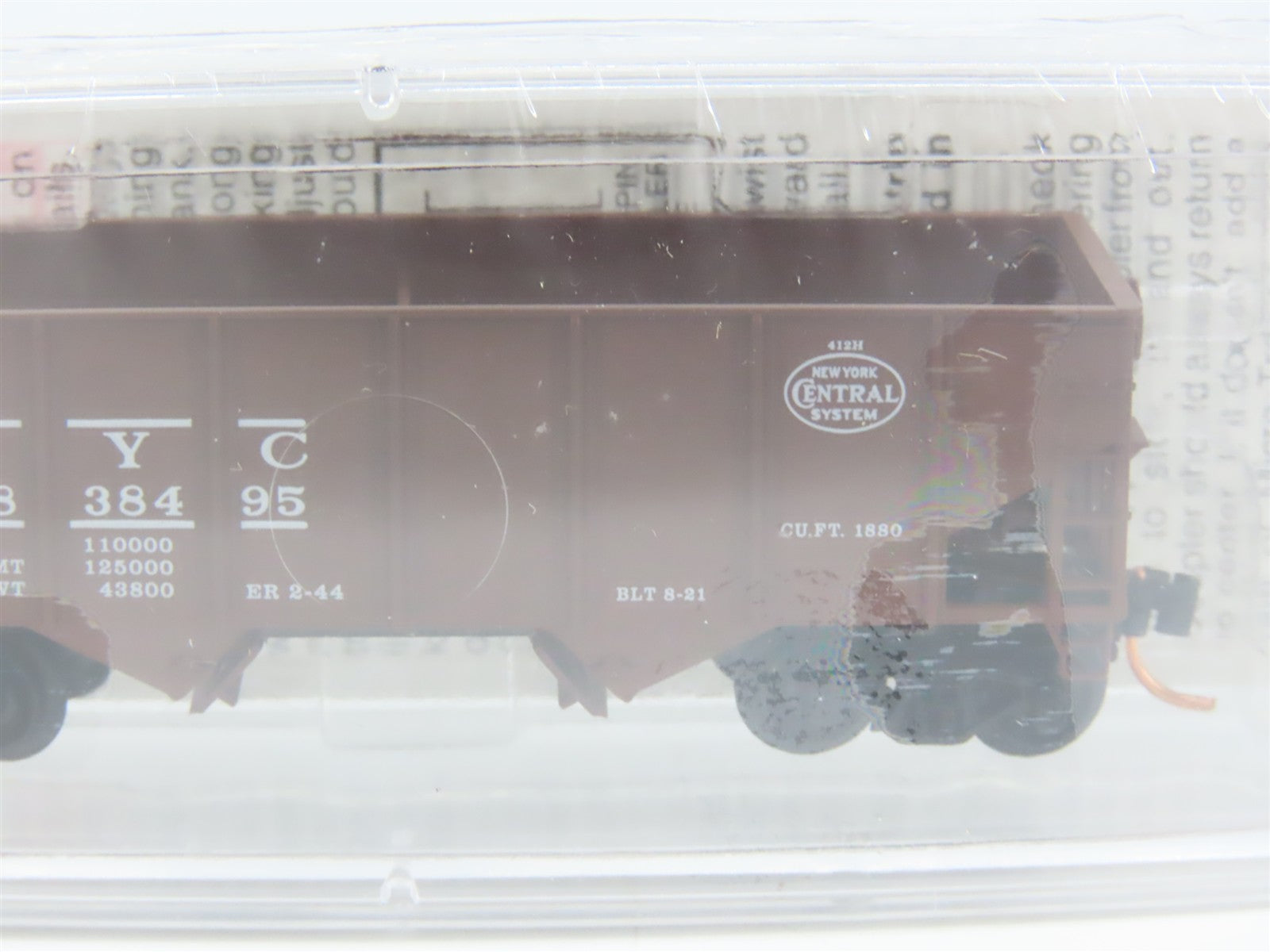N Scale Micro-Trains 56170 NYC New York Central 33' Twin Bay Hopper 838495 RTR