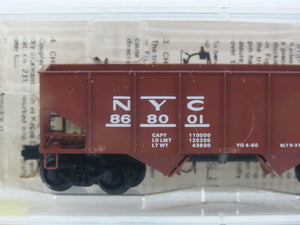 N Scale Micro-Trains 56170 NYC New York Central 33' 2-Bay Hopper 868001 RTR
