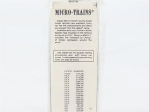 N Scale Micro-Trains 56170 NYC New York Central 33' 2-Bay Hopper 868001 RTR
