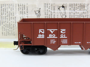 N Scale Micro-Trains 56170 NYC New York Central 33' 2-Bay Hopper 868001 RTR