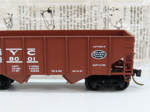 N Scale Micro-Trains 56170 NYC New York Central 33' 2-Bay Hopper 868001 RTR
