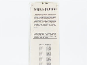 N Scale Micro-Trains 56170 NYC New York Central 33' 2-Bay Hopper 868001 RTR