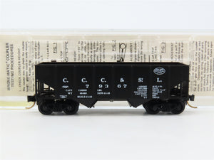 N Kadee Micro-Trains MTL 56160 CCC&StL New York Central 2-Bay Hopper 79367 RTR