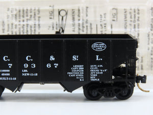 N Kadee Micro-Trains MTL 56160 CCC&StL New York Central 2-Bay Hopper 79367 RTR