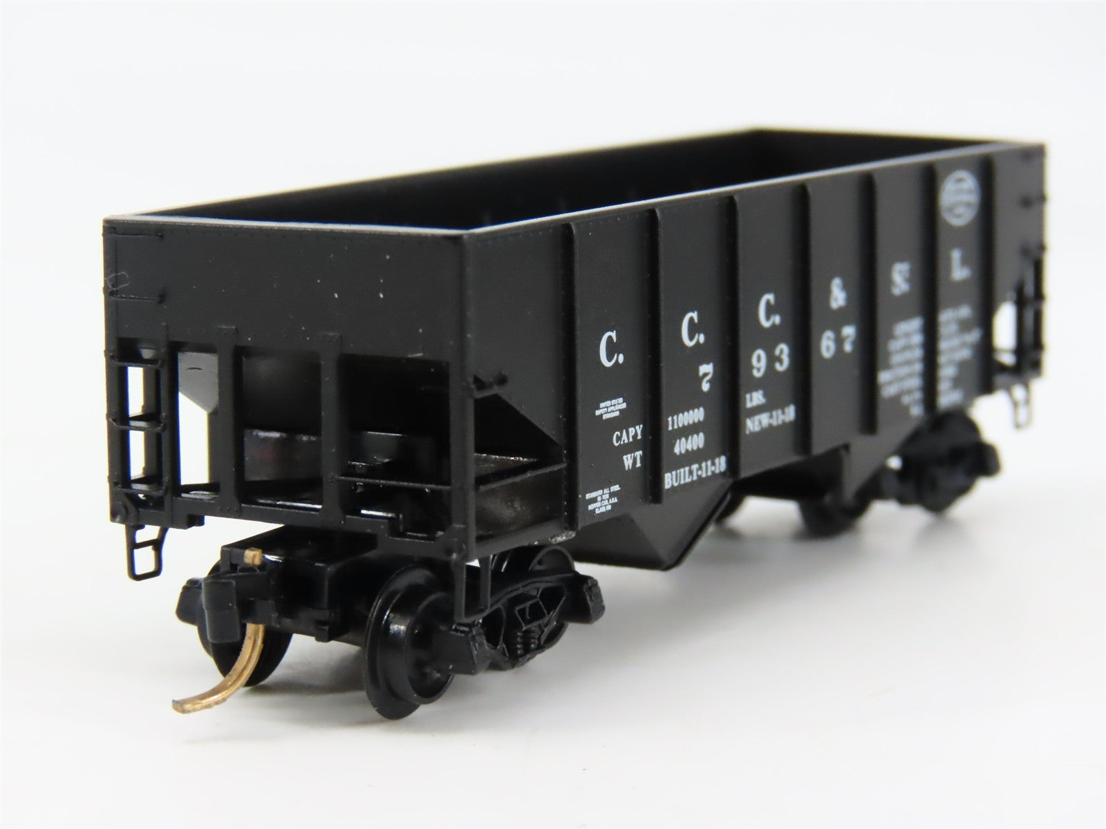 N Kadee Micro-Trains MTL 56160 CCC&StL New York Central 2-Bay Hopper 79367 RTR