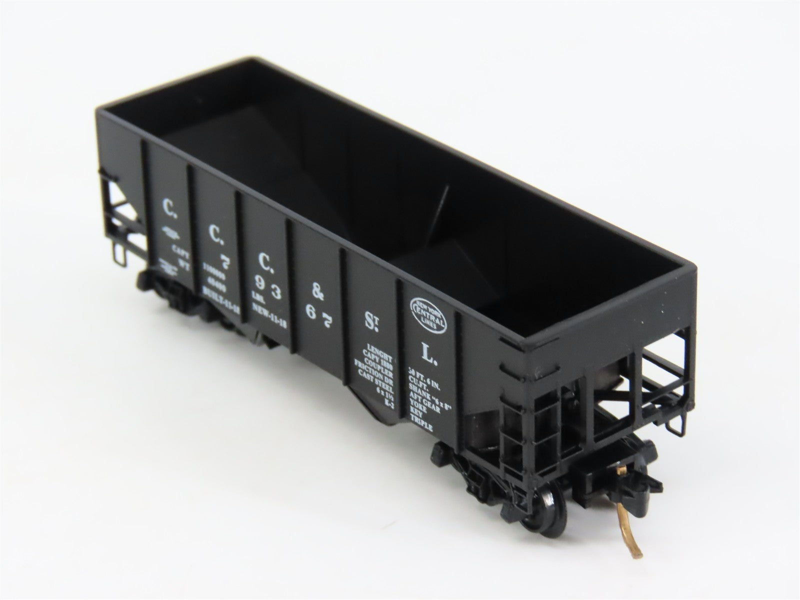 N Kadee Micro-Trains MTL 56160 CCC&StL New York Central 2-Bay Hopper 79367 RTR