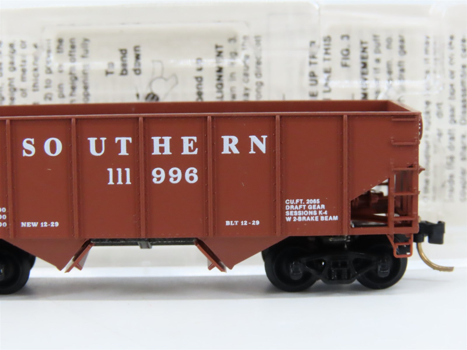 N Scale Micro-Trains 56150 SOU Southern 33' 2-Bay Hopper 111996 RTR