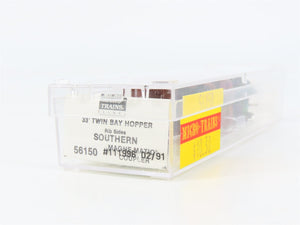 N Scale Micro-Trains 56150 SOU Southern 33' 2-Bay Hopper 111996 RTR