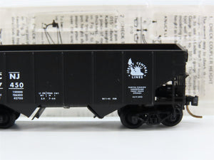 N Scale Kadee Micro-Trains MTL 56230 CNJ Jersey Central 2-Bay Hopper 67450 RTR