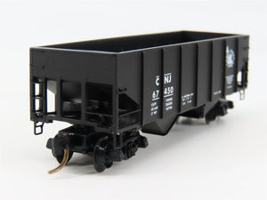 N Scale Kadee Micro-Trains MTL 56230 CNJ Jersey Central 2-Bay Hopper 67450 RTR