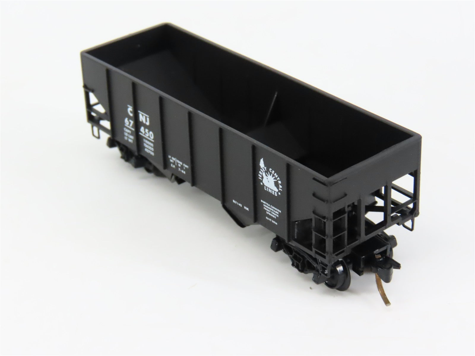 N Scale Kadee Micro-Trains MTL 56230 CNJ Jersey Central 2-Bay Hopper 67450 RTR