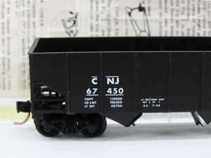 N Scale Micro-Trains 56230 CNJ Jersey Central 33' 2-Bay Hopper 67450 RTR