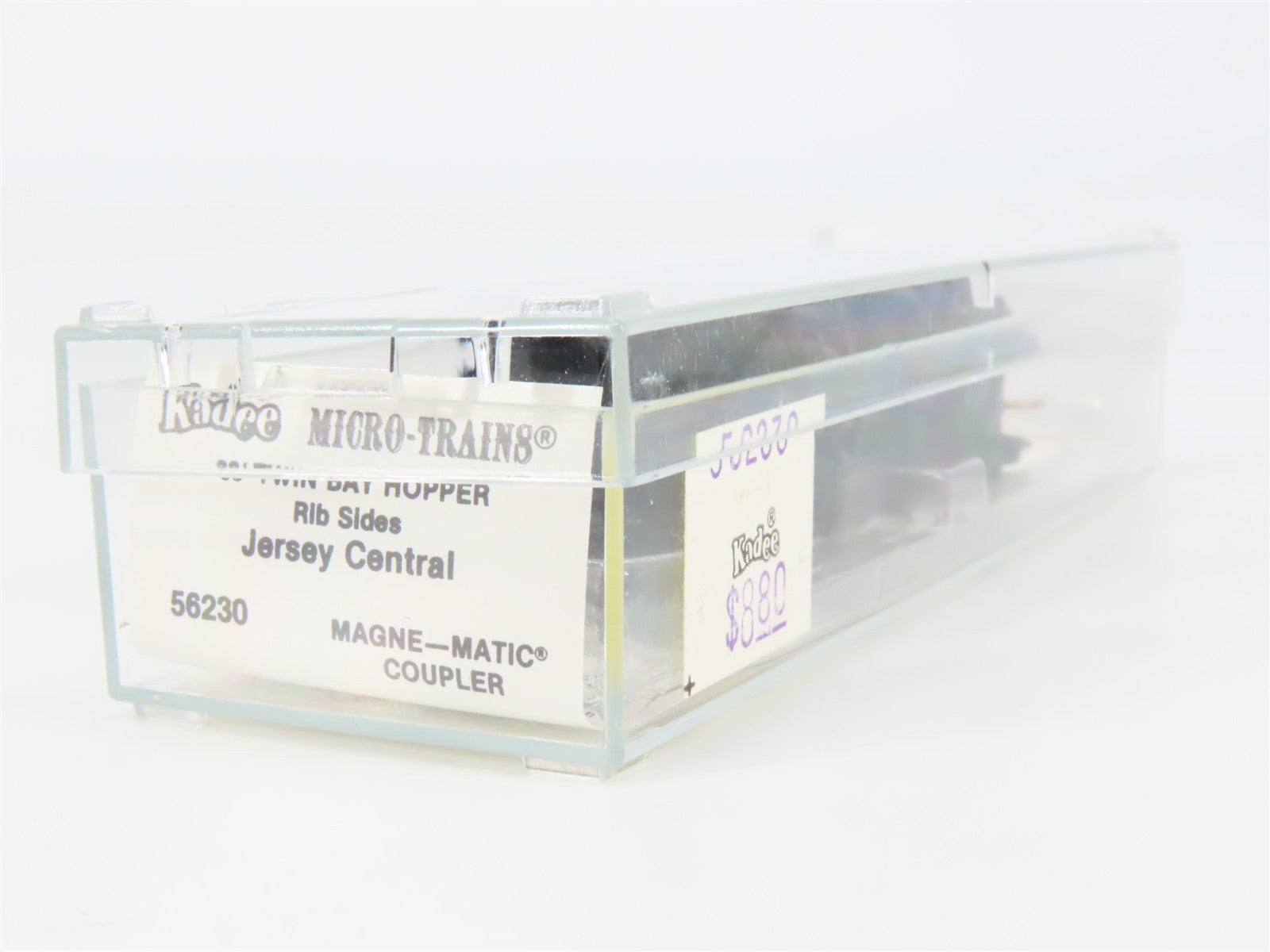 N Scale Micro-Trains 56230 CNJ Jersey Central 33' 2-Bay Hopper 67450 RTR