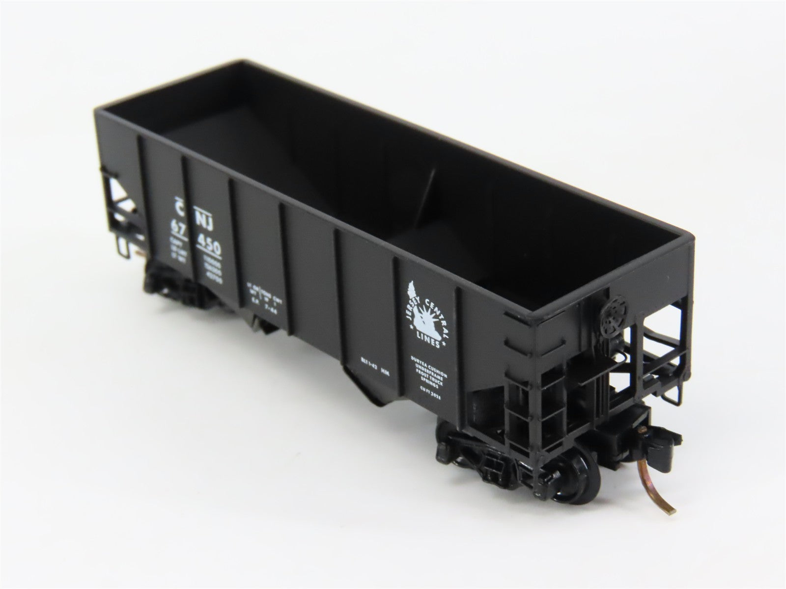 N Scale Kadee Micro-Trains MTL 56230 CNJ Jersey Central 2-Bay Hopper 67450 RTR