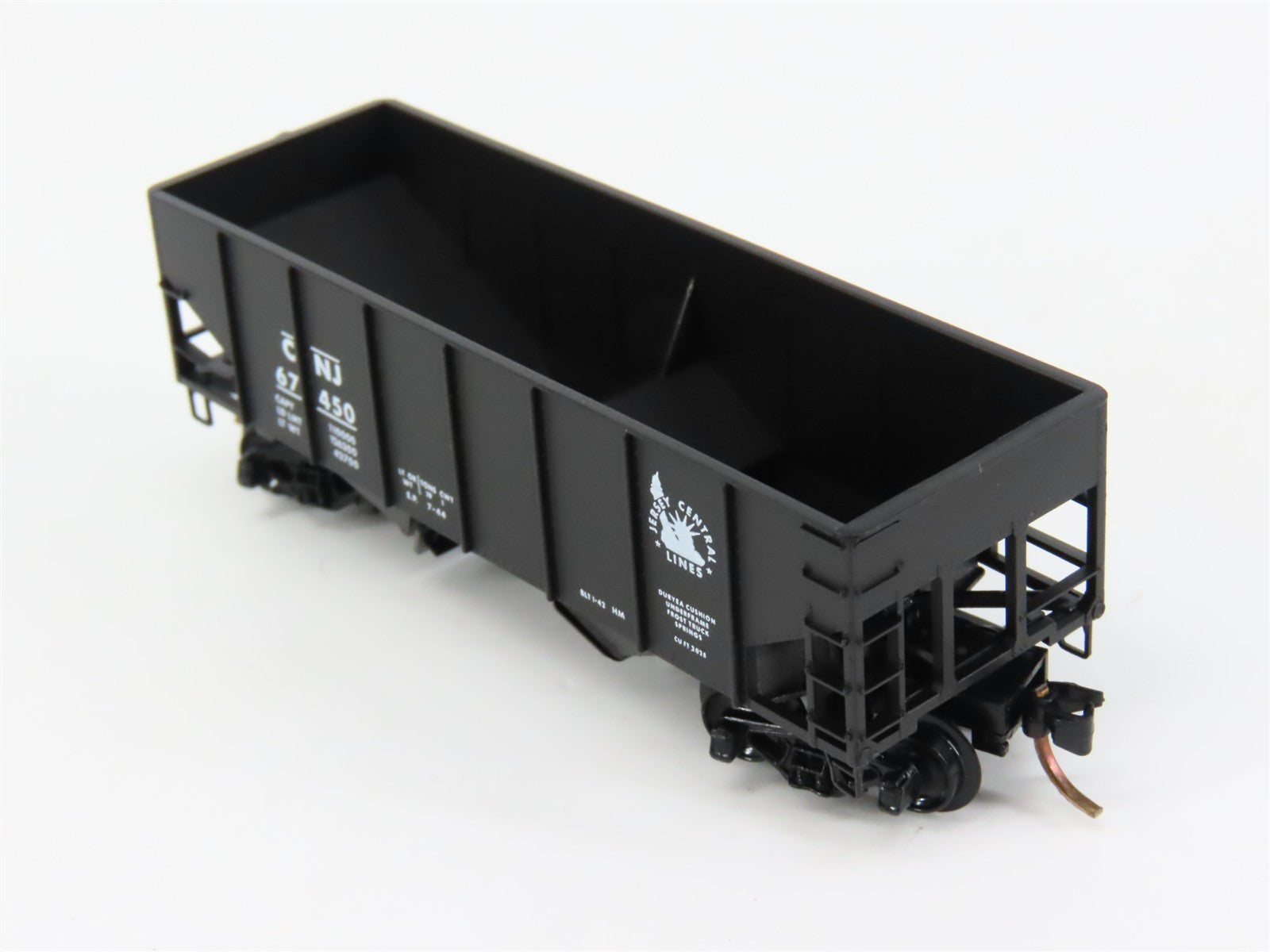 N Scale Kadee Micro-Trains MTL 56230 CNJ Jersey Central 2-Bay Hopper 67450 RTR