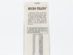 N Scale Kadee Micro-Trains MTL 56230 CNJ Jersey Central 2-Bay Hopper 67450 RTR