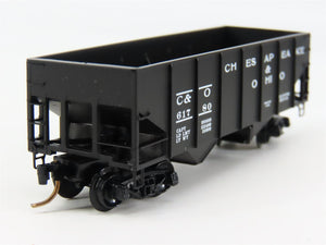 N Scale Kadee Micro-Trains MTL 56220 C&O Chesapeake & Ohio 2-Bay Hopper #61780