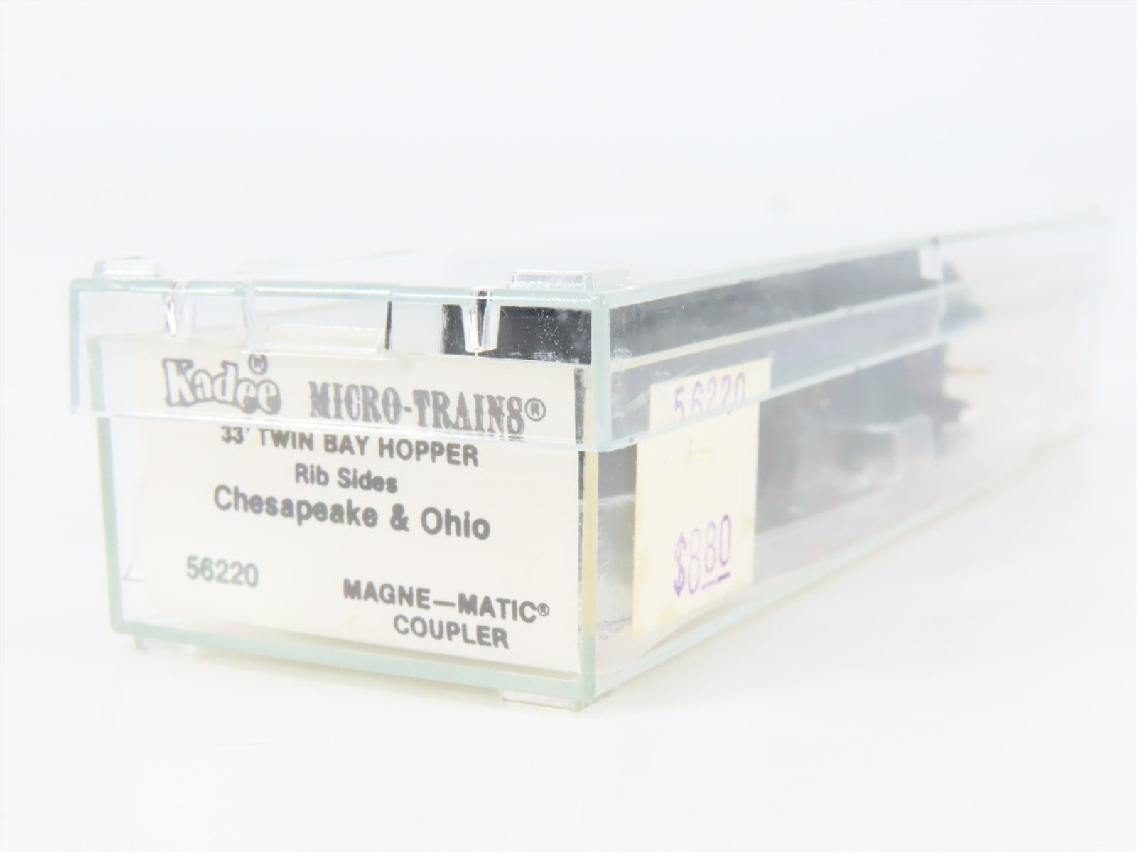 N Scale Kadee Micro-Trains MTL 56220 C&O Chesapeake & Ohio 2-Bay Hopper #61780