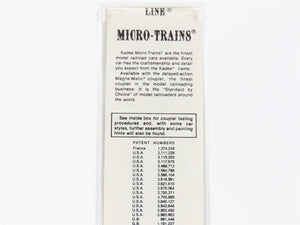 N Kadee Micro-Trains MTL 56220 C&O Chesapeake & Ohio 33' 2-Bay Hopper 61780 RTR
